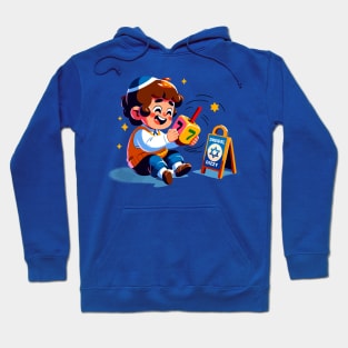 Hanukkah dreidel Hoodie